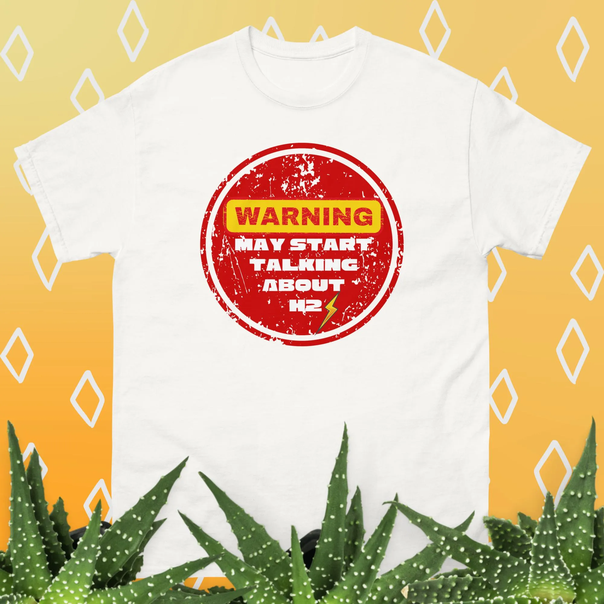 Warning: H2 Chat Zone Ahead Unisex Classic tShirt