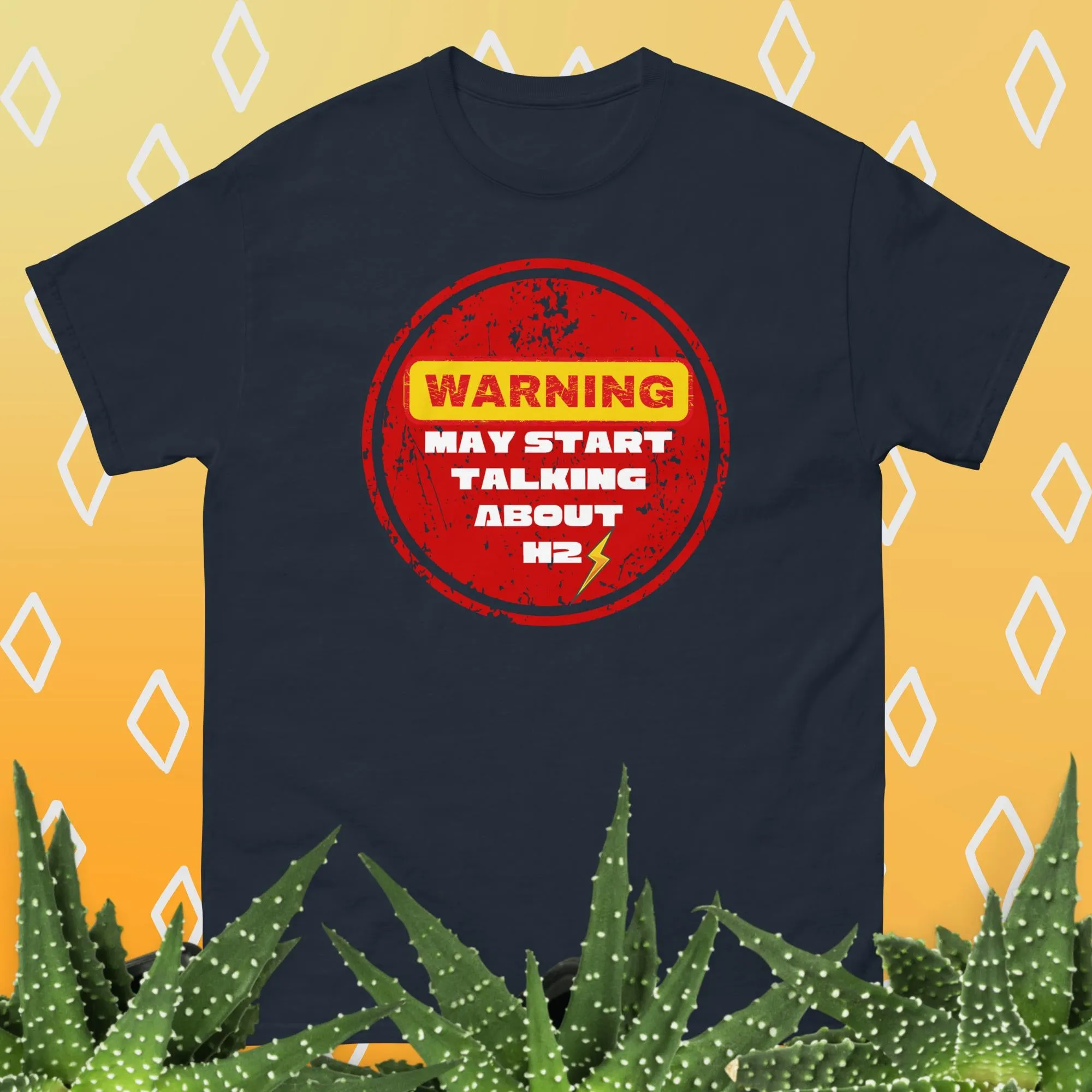 Warning: H2 Chat Zone Ahead Unisex Classic tShirt