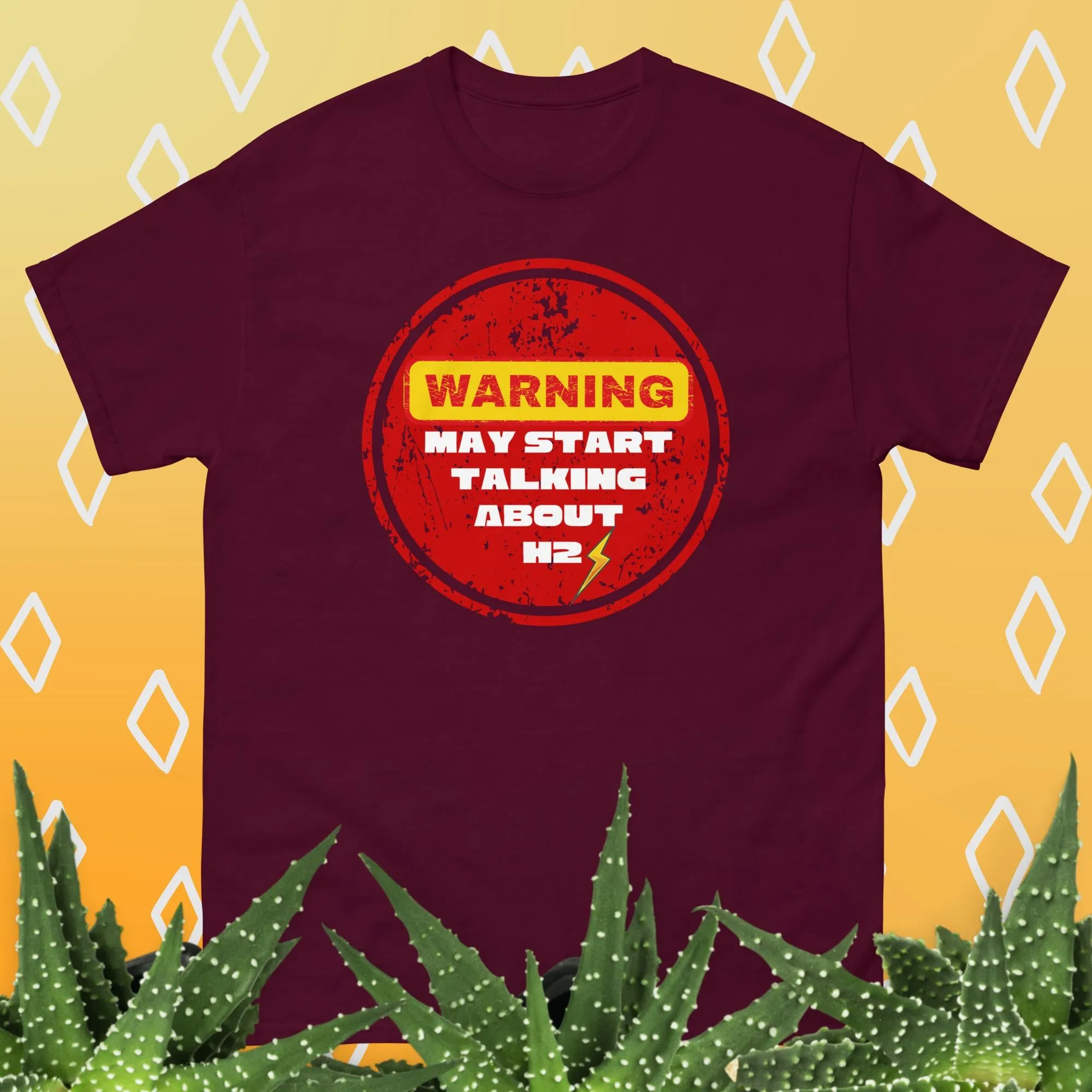 Warning: H2 Chat Zone Ahead Unisex Classic tShirt