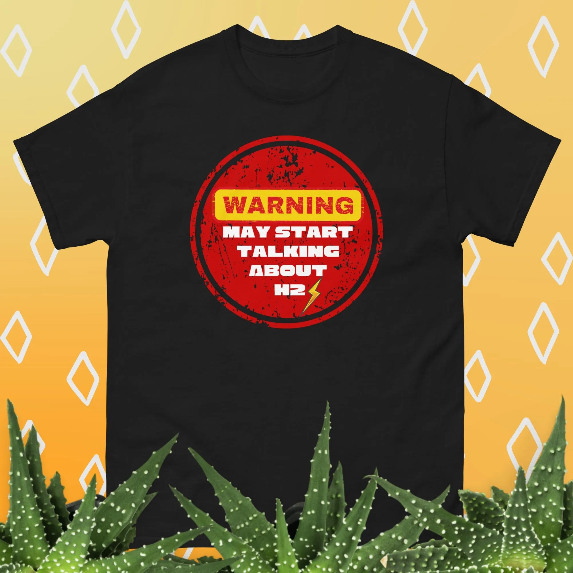 Warning: H2 Chat Zone Ahead Unisex Classic tShirt