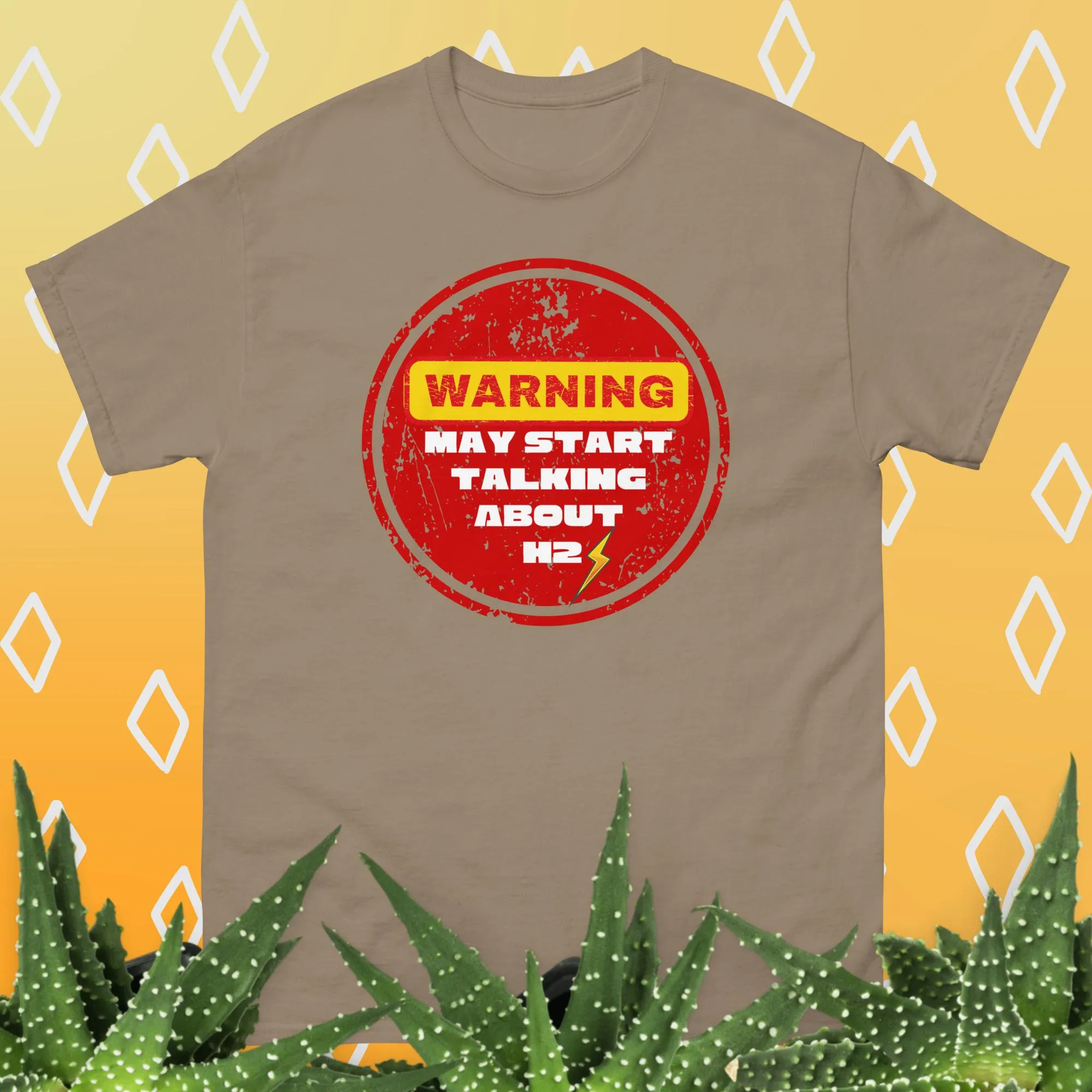 Warning: H2 Chat Zone Ahead Unisex Classic tShirt