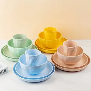 Wheat Straw Dinnerware Set