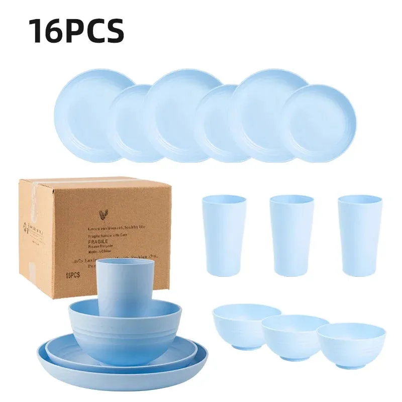 Wheat Straw Dinnerware Set