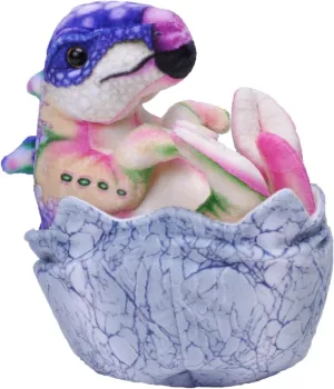 Wild Republic Dinosaur Baby Stegosaurus in an Egg, Gift for Kids, Plush Toy, Fill is Spun Recycled Water Bottles, 8 Inches, Model Number: 24266