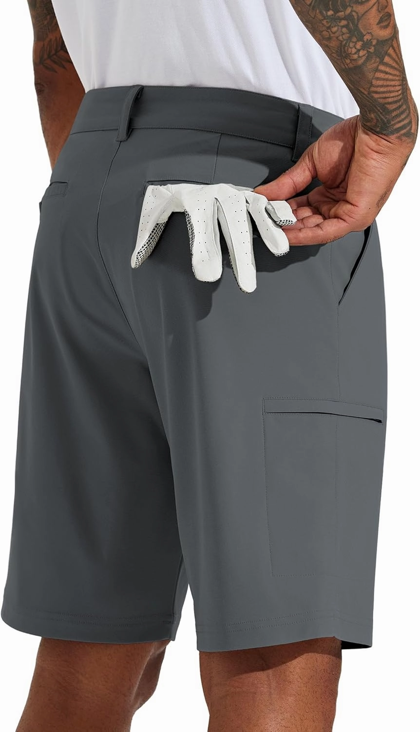 Willit Men's Golf Shorts Stretch Hiking Cargo Shorts Athletic Quick Dry Casual Work Shorts with Pockets 10"