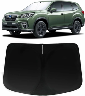 Windshield Sun Shade for 2014-2018 Subaru Forester, Car Front Window Sunshade with 240T Sun Visor Protector Blocks UV Rays Heat Sun Shield Accessories