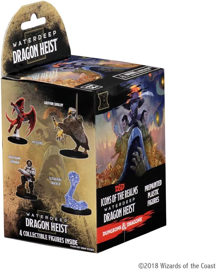 WizKids D&D Icons of the Realms: Waterdeep Dragon Heist (Standard) D&D, Booster