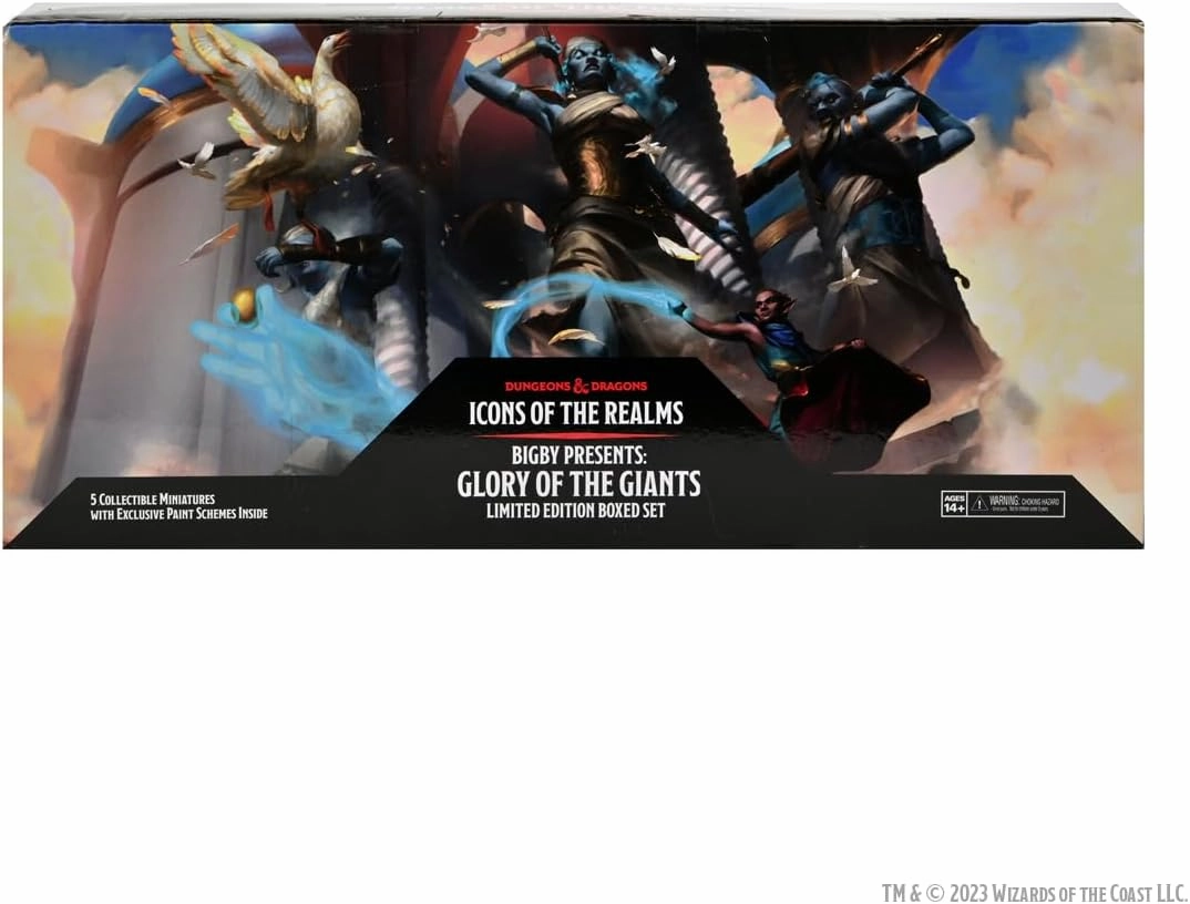 WizKids D&D Icons of The Realms: Bigby Presents: Glory of The Giants - Limited Edition Boxed Set (Set 27)