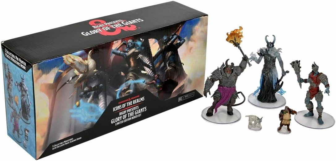 WizKids D&D Icons of The Realms: Bigby Presents: Glory of The Giants - Limited Edition Boxed Set (Set 27)
