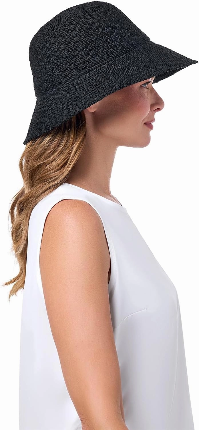 Women's Bucket Hat - UPF 50 Sun Protection - Packable & Travel Friendly - Marina (One Size)