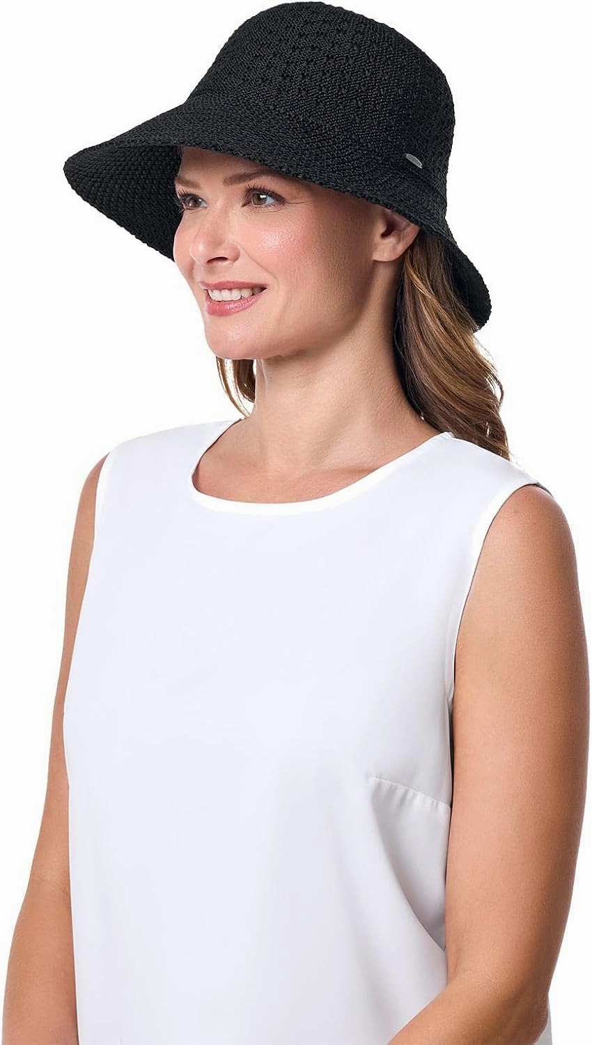 Women's Bucket Hat - UPF 50 Sun Protection - Packable & Travel Friendly - Marina (One Size)