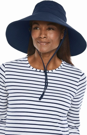 Women's Travel Beach Hat with Chin Cord - UPF 50 Sun Protection - Designed to be Your Travel Companion - CYD (One Size)