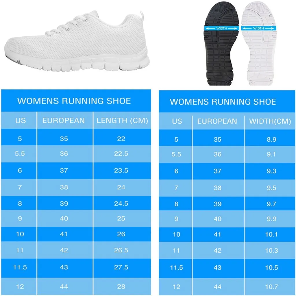 Women's Sneakers Science Pattern-Classic Brown