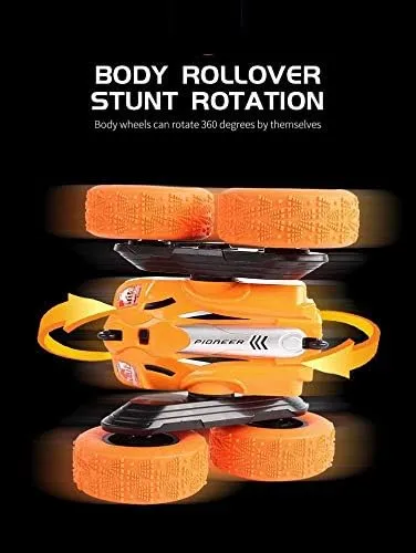 Wonder Toys Double Flip 360 Degree Stunt Racing Car Toy for Kids