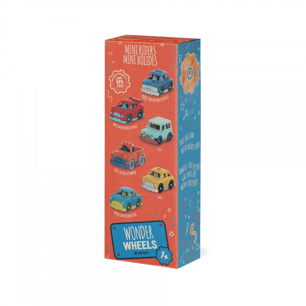 Wonder Wheels - Mini Vehicles Set With 6 Cars