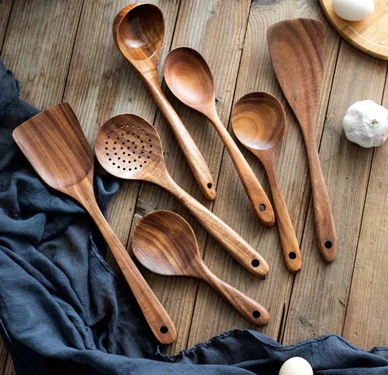 wood Spatula Kitchenware Suit