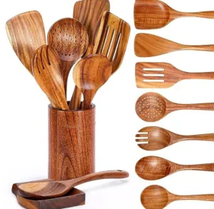 wood Spatula Kitchenware Suit