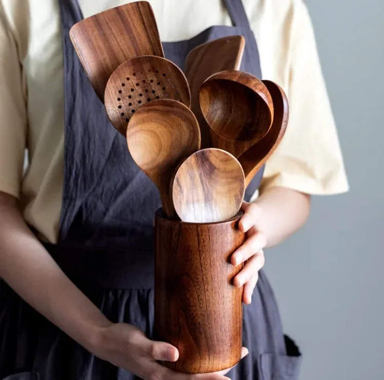 wood Spatula Kitchenware Suit