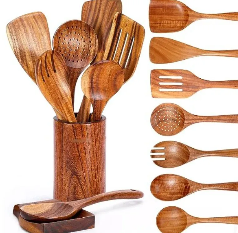 wood Spatula Kitchenware Suit