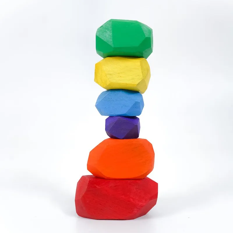 Wooden Zen Blocks-6 Blocks | Balancing Blocks