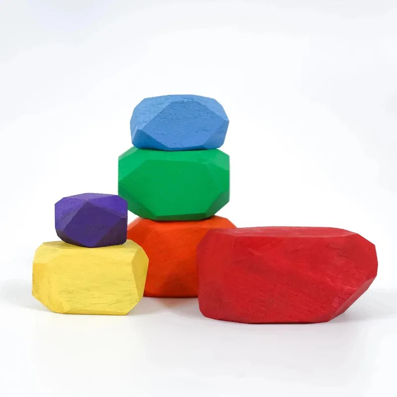 Wooden Zen Blocks-6 Blocks | Balancing Blocks