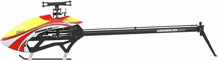 XLPower Nimbus 550 V2 with Fullsize Servo Mount (W/O Blades) RC Electric Helicopter - High Power Extreme Performance 3D Outdoor Remote Control Helicopter 550-600 Size Unassembled Kit for Adults -