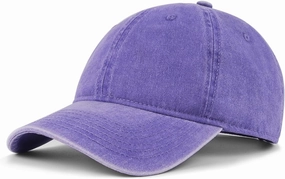 XXL Oversize Washed Denim Baseball Cap,Low Profile Jean Sports Cap for Big Heads 23.5"-25.5",Large Pigment Dyed Dad Hat