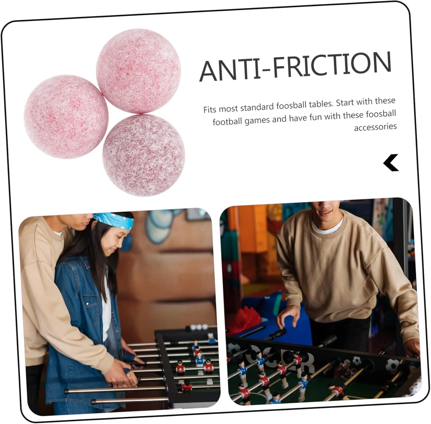 YARNOW Foosball Accessories Table Soccer Balls Soccer Ball Mini Foosball Coffee Table Mini Soccer Hover Soccer
