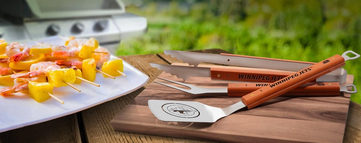 YouTheFan NHL Winnipeg Jets Classic Series 3-Piece BBQ Set