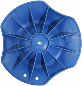 Zerodeko Portable Wheel Chocks for Trailers and Rvs Durable PP Plastic Wedges Blue Stoppers for Mud Lawn Less Wear Noise Reduction Excellent Compression Resistance