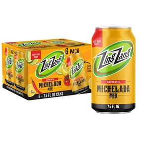 Zing Zang Michelada Mix | Non-Alcoholic Cocktail Mixer | 7.5 Fl Oz Cans (Pack of 24)