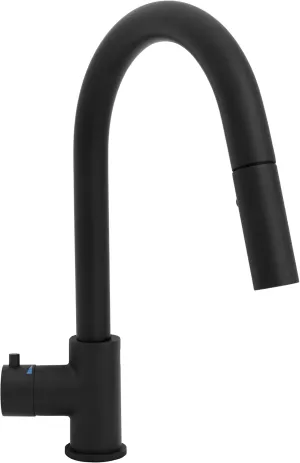 ZLINE Autograph Edition Gemini Touchless Kitchen Faucet in Matte Black (GEM-KFS-MB)